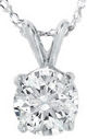Round Solitaire Pendant