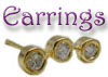 3-stone gold earrings